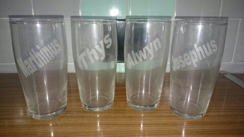 Groomsman - Engraved Glasses - Image 3