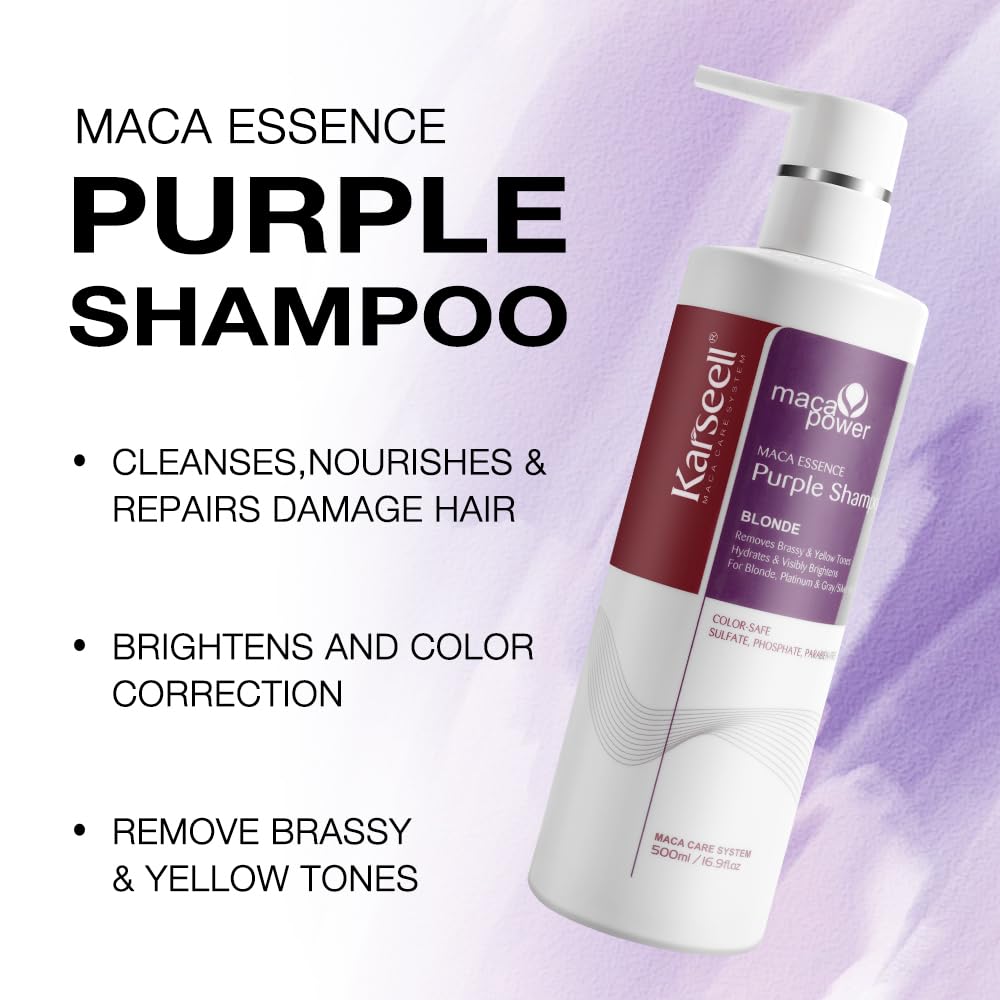 Maca Purple Shampoo 500ml - Image 3